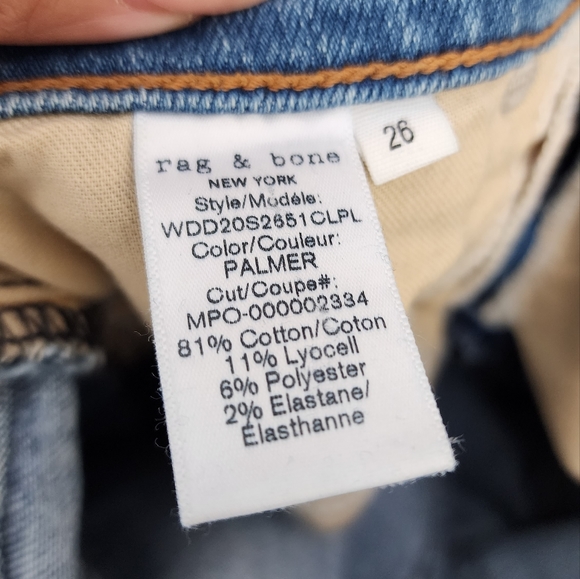 Rag & Bone Cate Mid Rise Ankle Skinny - Picture 5 of 6